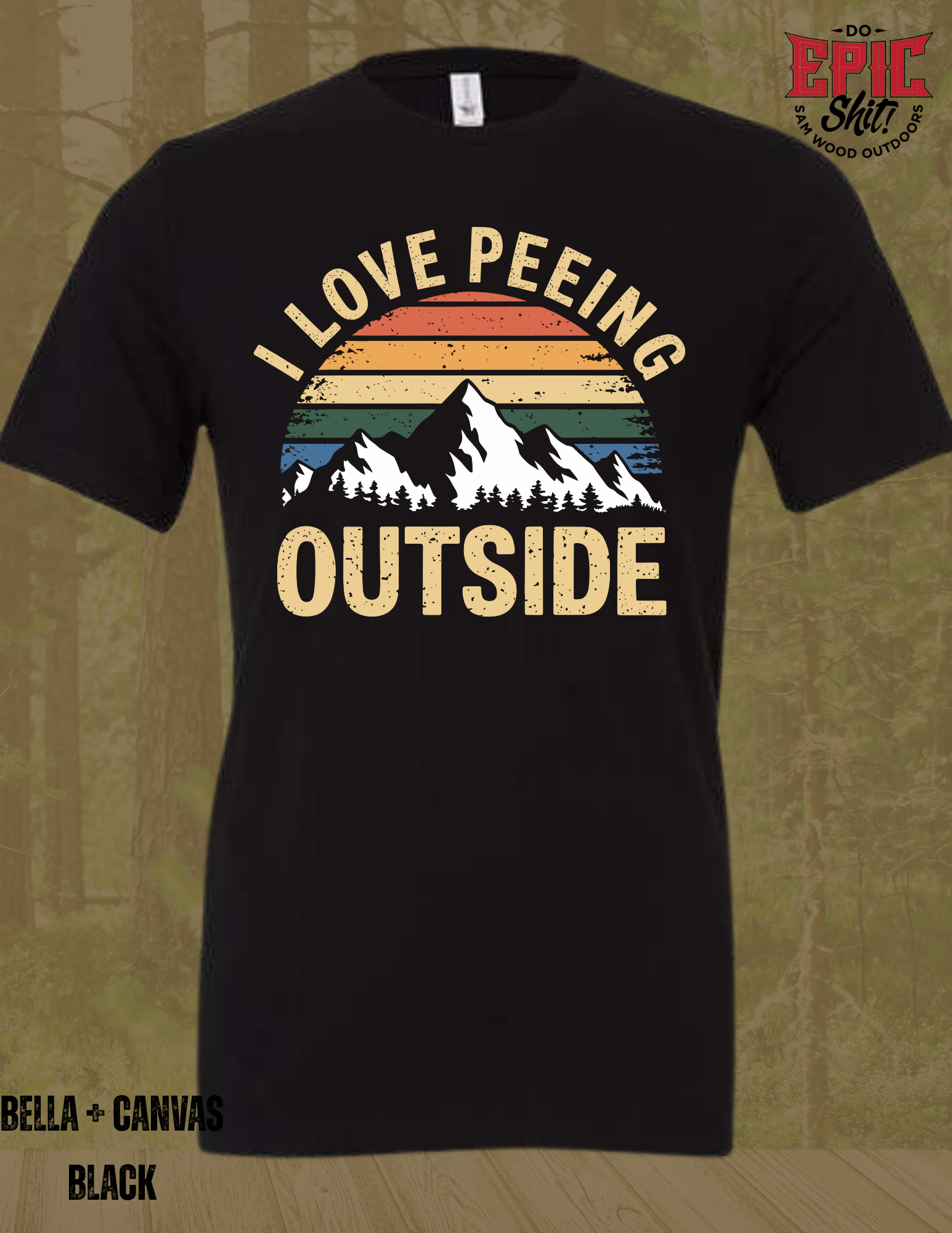 I love peeing outside
