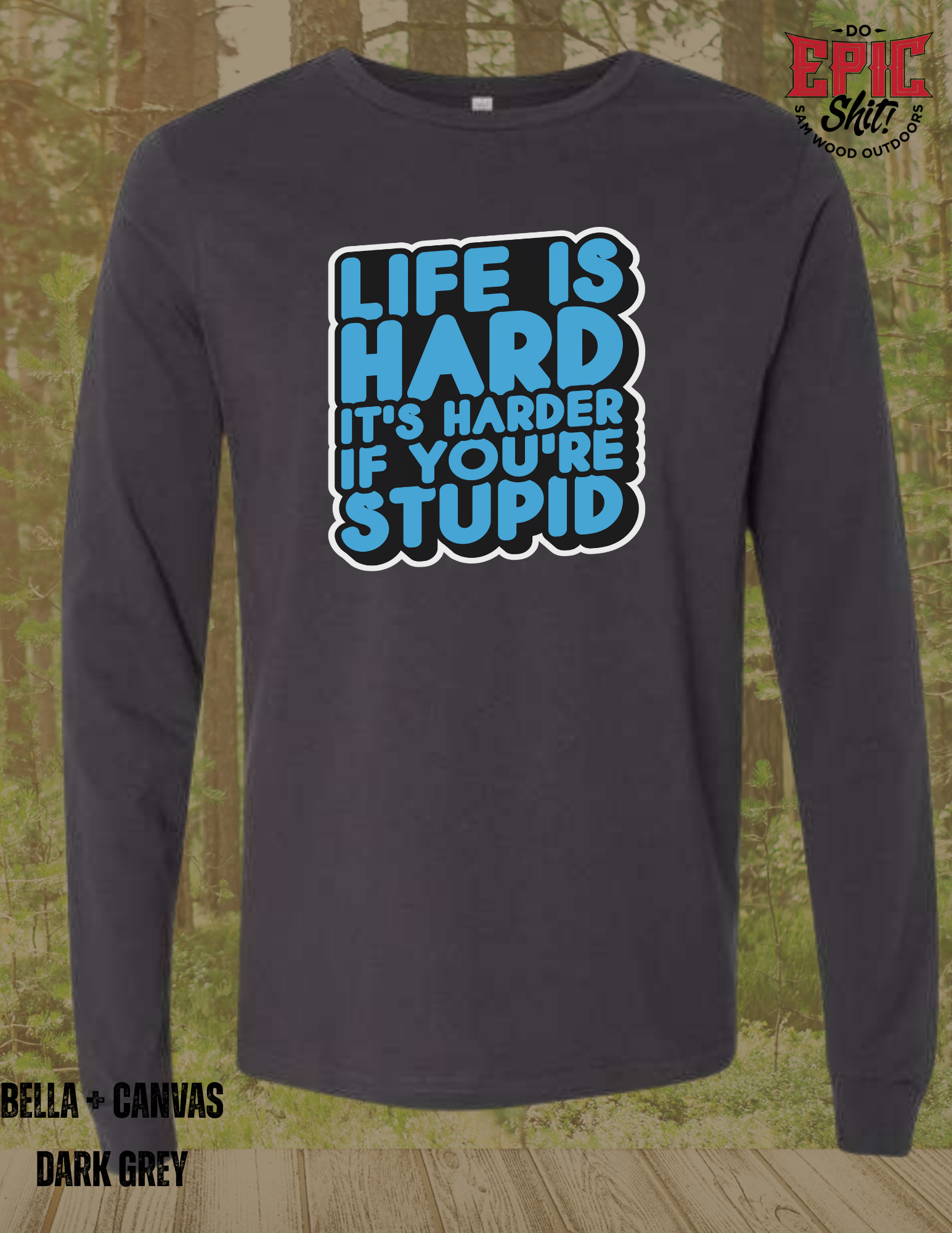 Life is hard (Bubble letters)