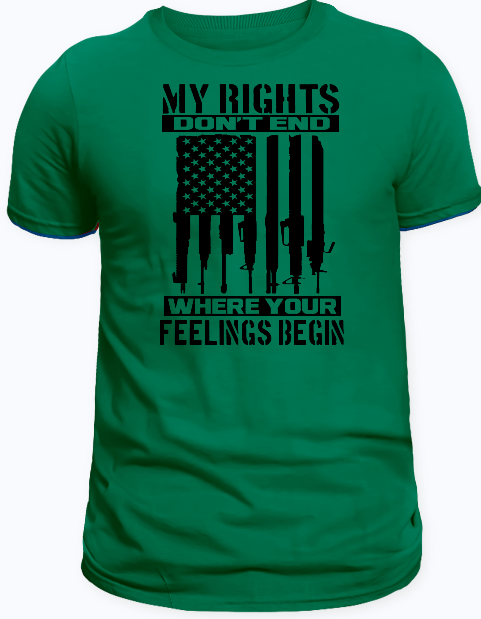 My rights don't end where your feelings begin T-shirt
