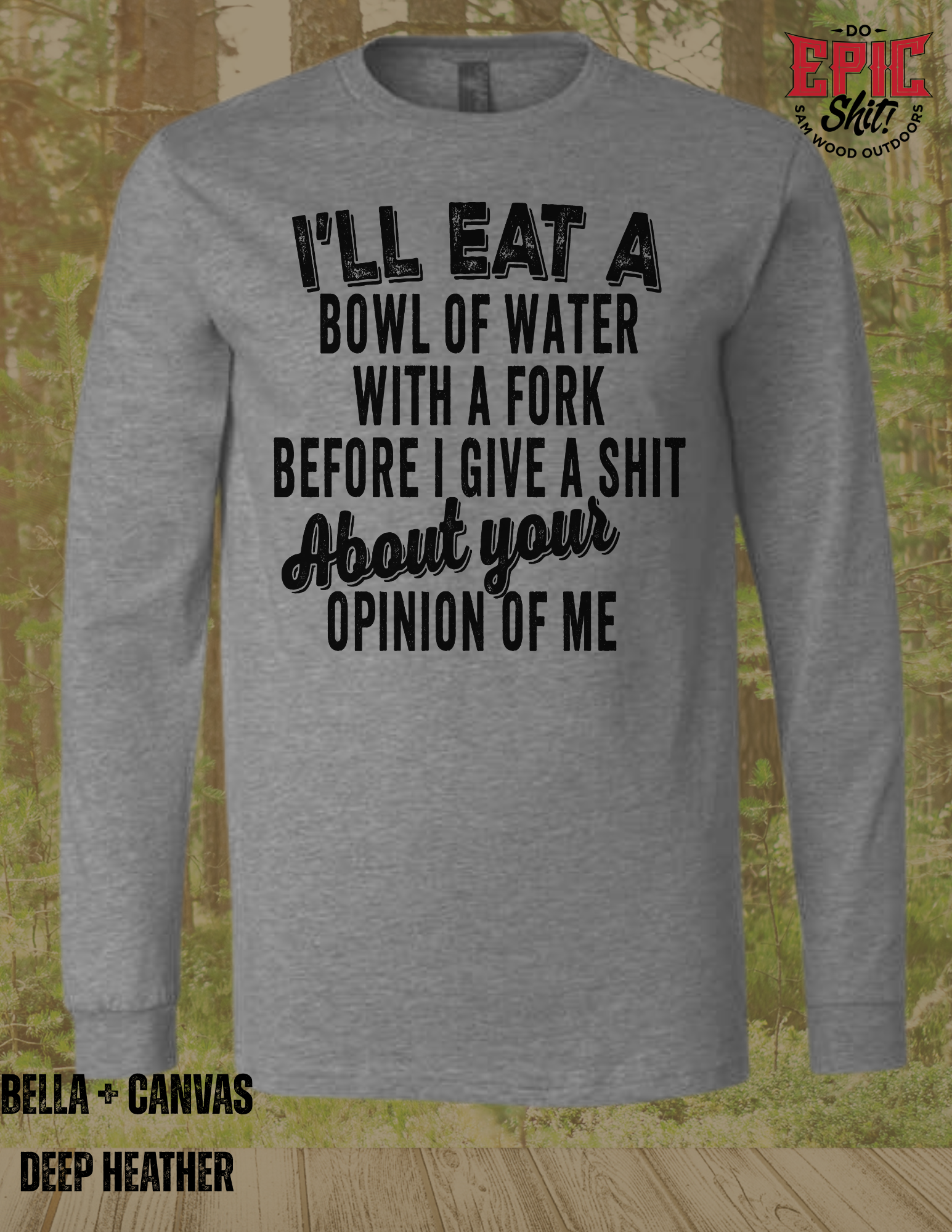 I'll Eat a Bowl of Water with a Fork