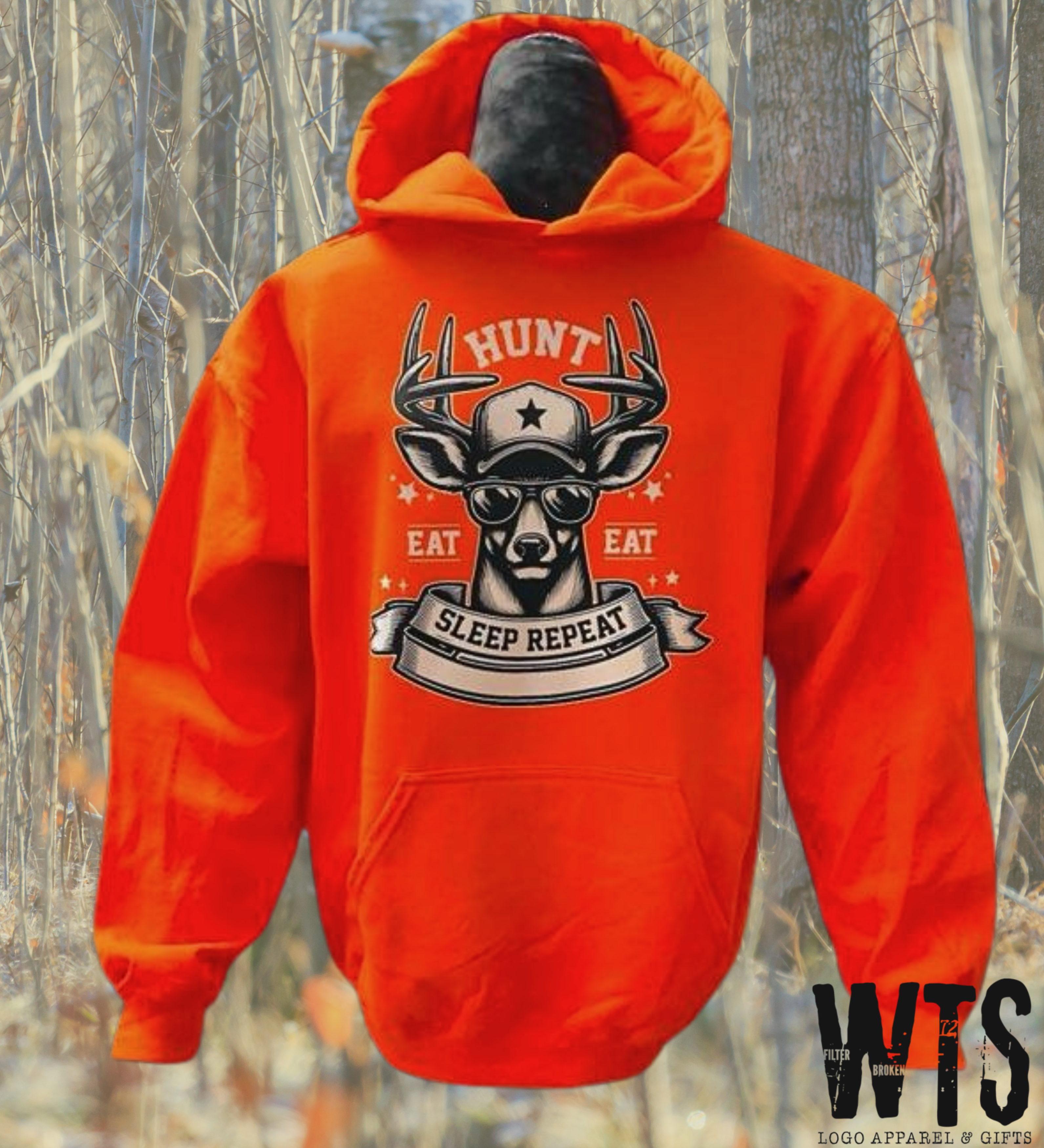 Hunt, Eat, Sleep, Repeat Sweatshirt