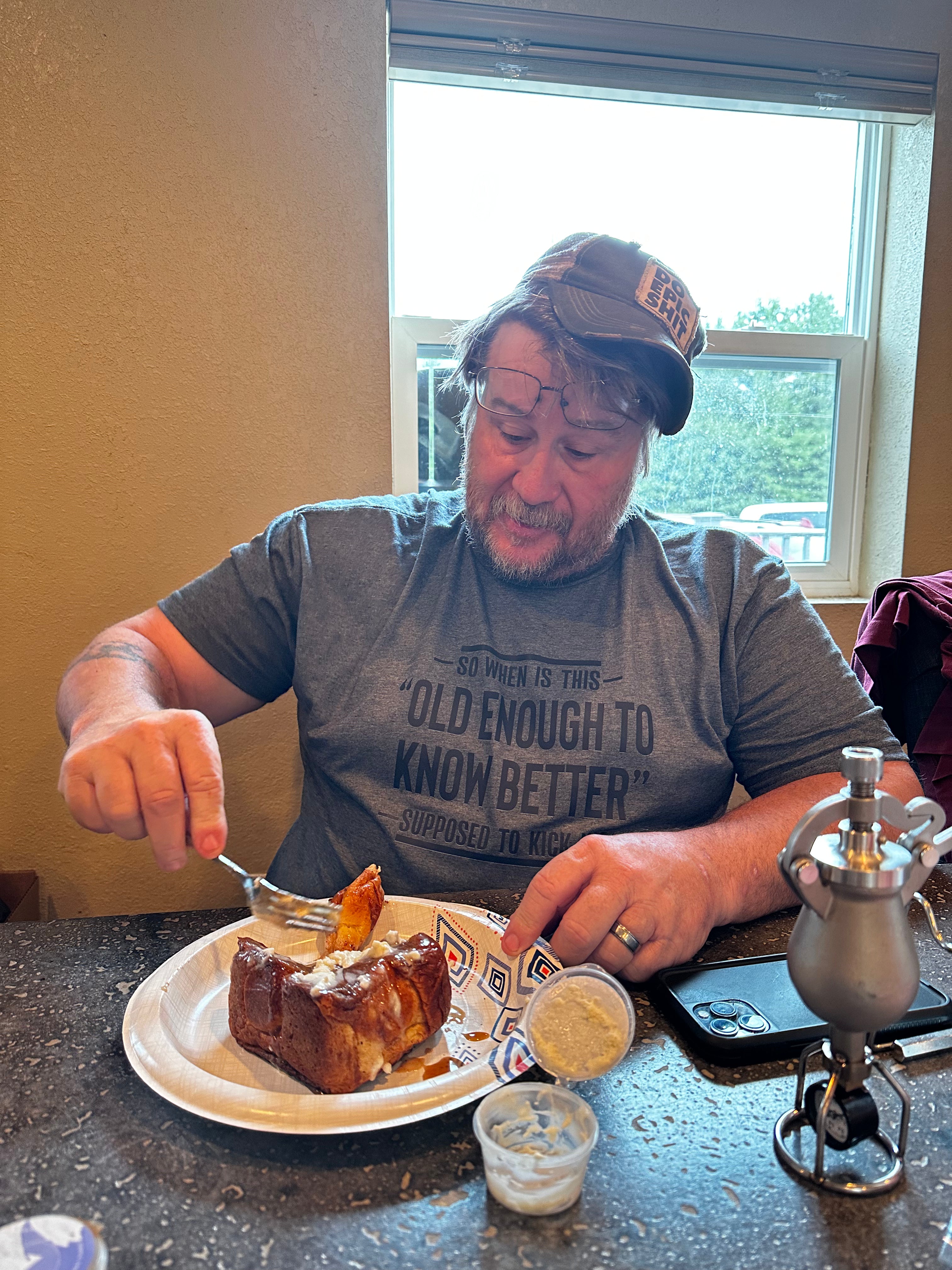 sam wood wearing when is this old enough to know better going to kick in