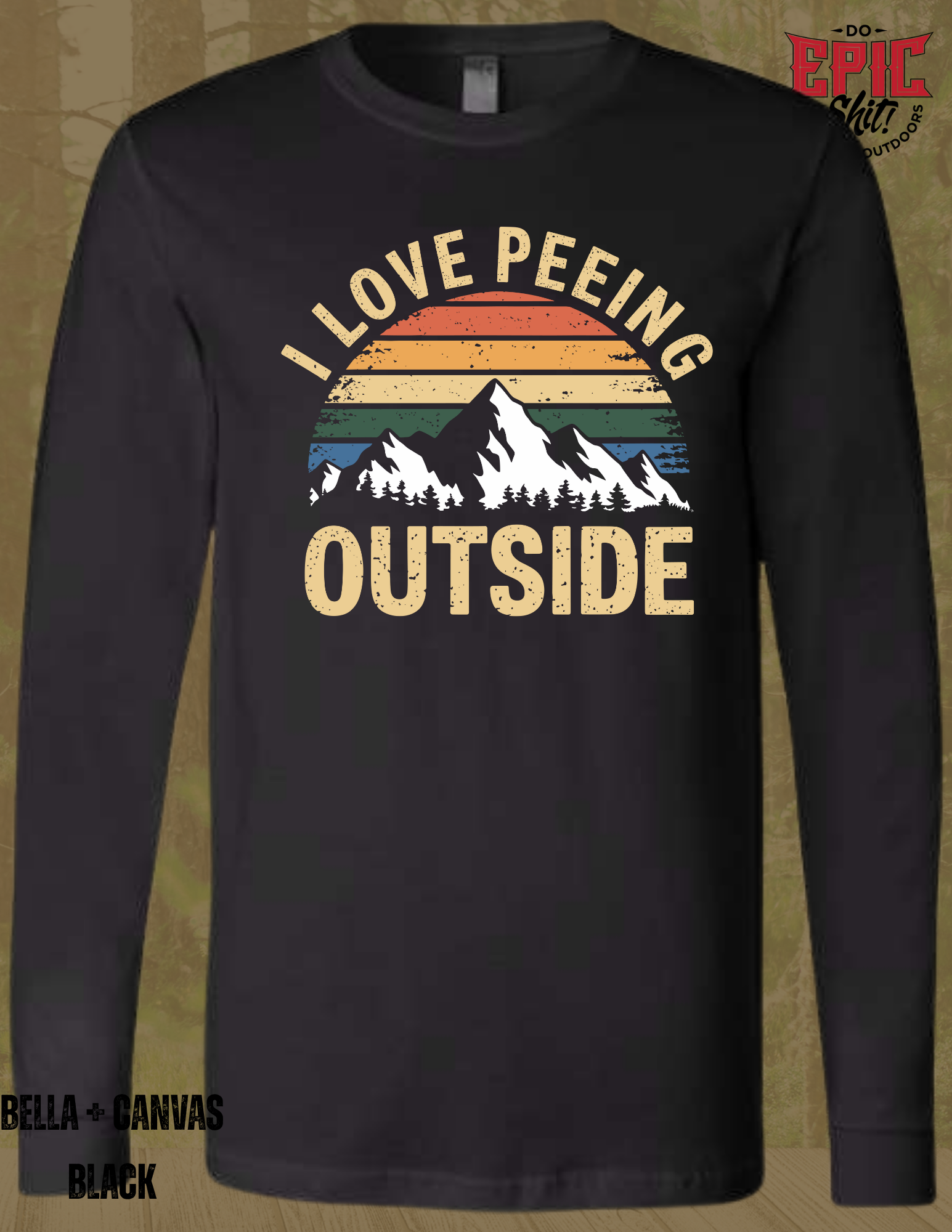 I love peeing outside