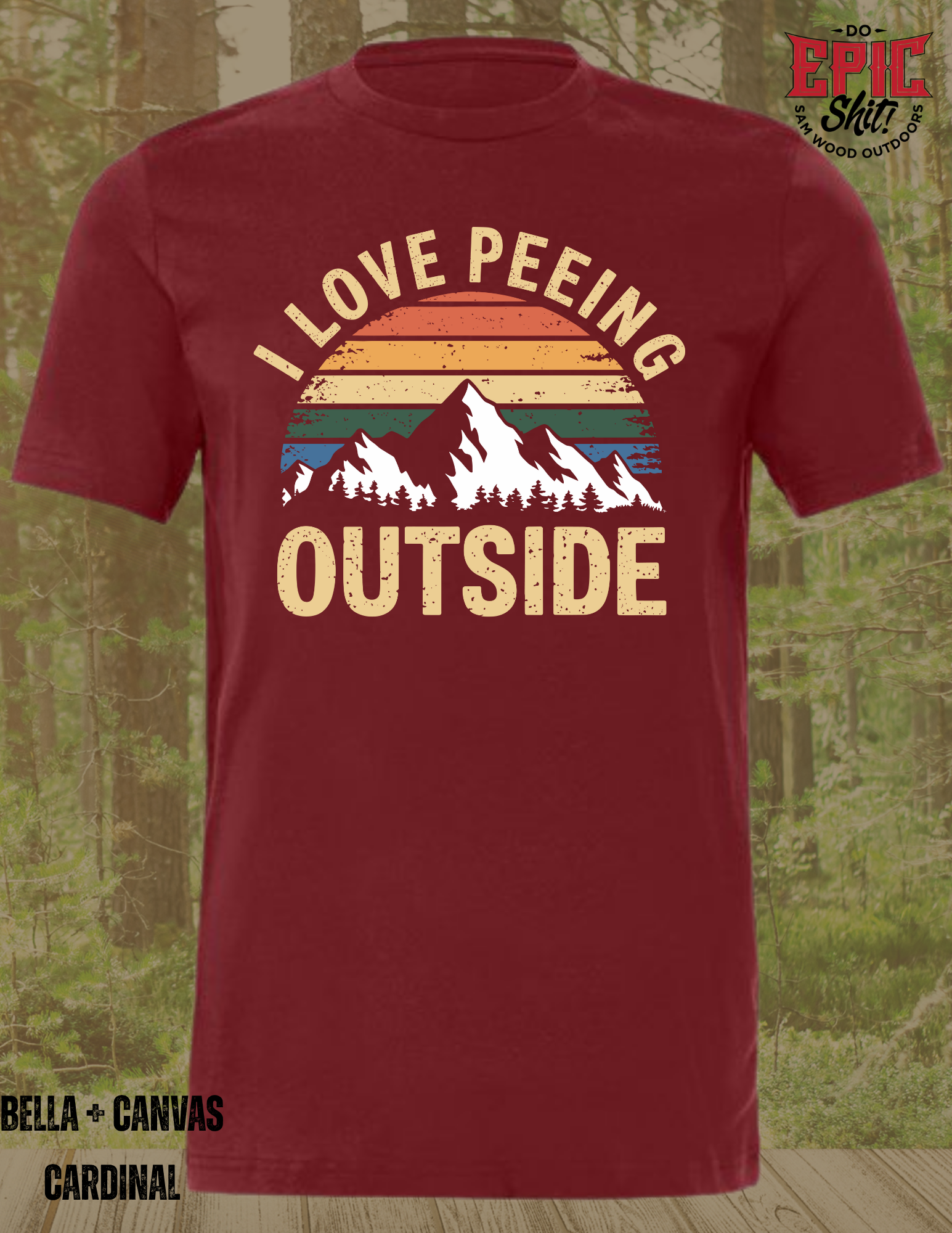 I love peeing outside