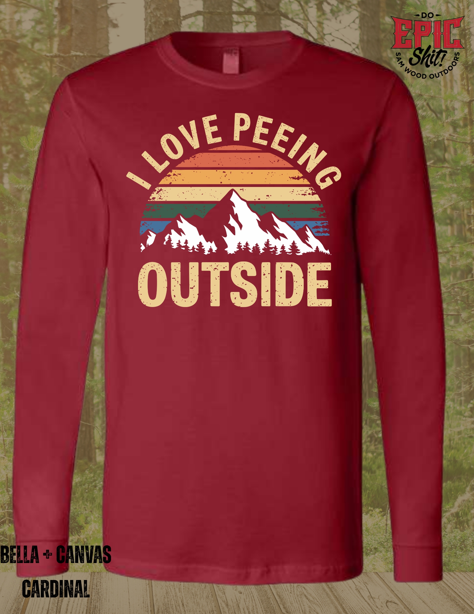 I love peeing outside