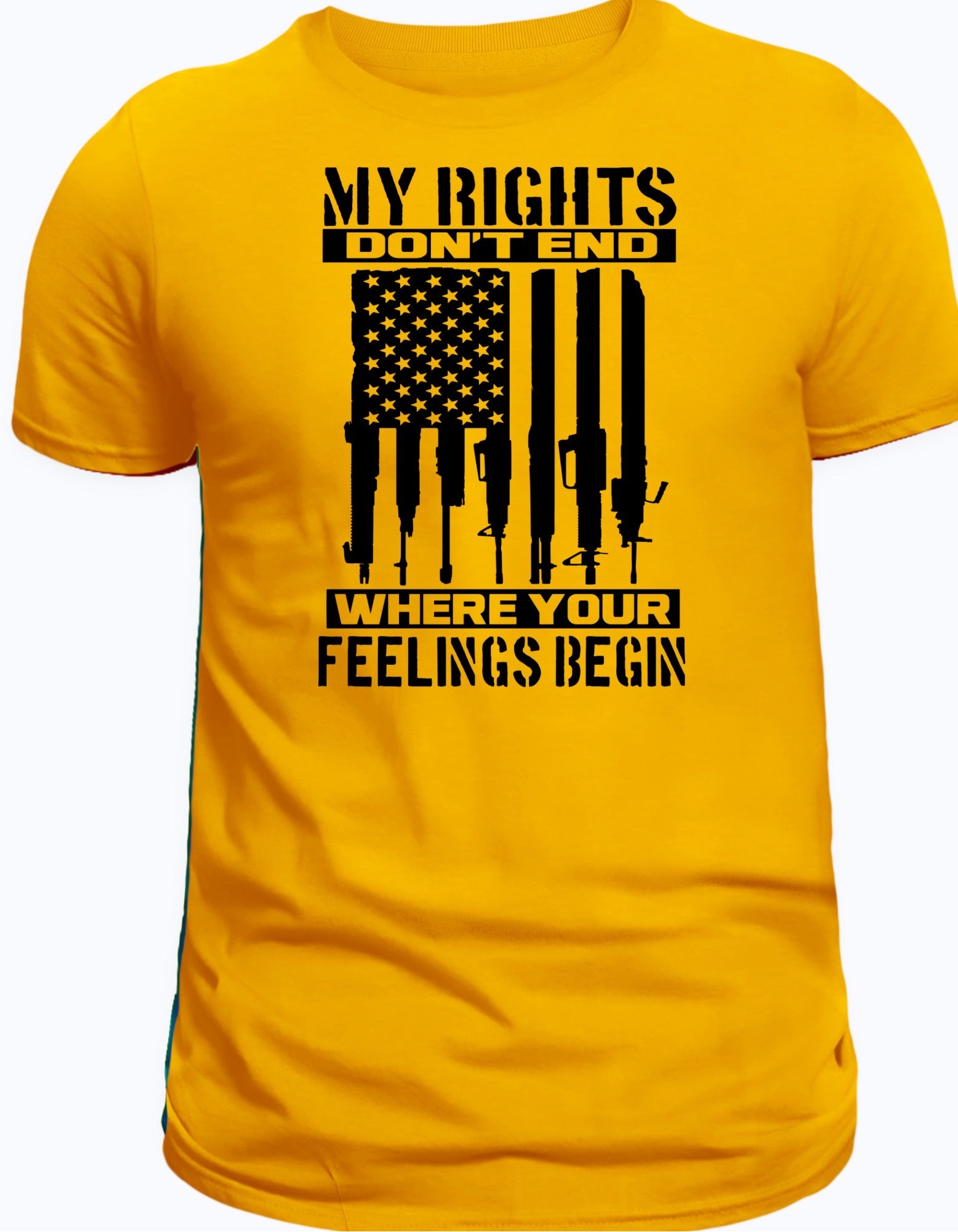 My rights don't end where your feelings begin T-shirt